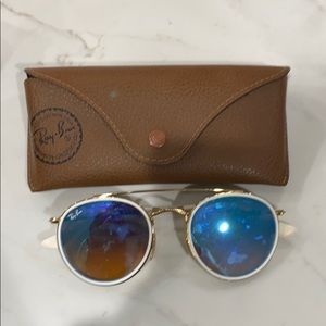 Ray Ban Round Double Bridge Sunglasses